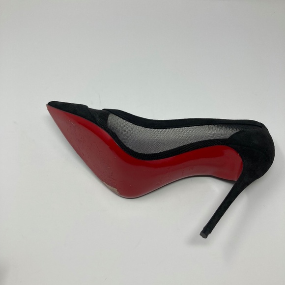 Christian Louboutin Black and Red Heels - Picture 6 of 7